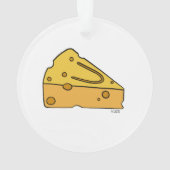 チーズでスマイル かわいいチーズ オーナメント (裏面)