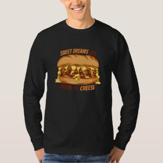 チーズで出来た甘い夢 チーズ Tシャツ