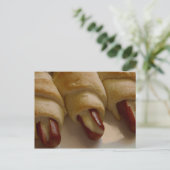 チーズで毛布に入った豚 ポストカード (スタンド正面)