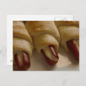 チーズで毛布に入った豚 ポストカード (正面/裏面)