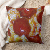チーズとペペローニピザパーティー クッション (ブランケット)
