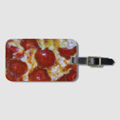 チーズとペペローニピザパーティー ラゲッジタグ (正面横)