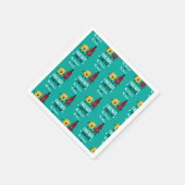 チーズとワインの最高の友達 スタンダードカクテルナプキン (角)