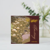 チーズとワインの祝祭パーティー オーダーメイド 招待状 (スタンド正面)