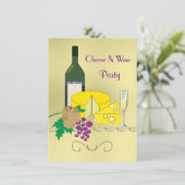 チーズとワインパーティー 招待状 (スタンド正面)