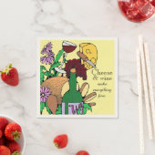 チーズとワインランチ スタンダードカクテルナプキン (インサイチュ)