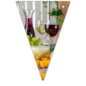 チーズとワイン バンティングフラッグ (第3の旗)