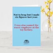 チーズなパパジョーク設計 カード (黄色い花)