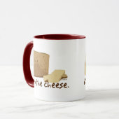 チーズに従って下さい マグカップ (正面左)