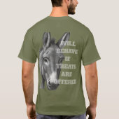 チーズのおやつ Tシャツ (裏面)