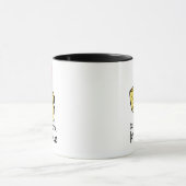 チーズのために働きます マグカップ (中央)