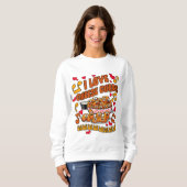チーズのカードが大好き! スウェットシャツ (正面フル)