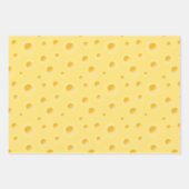 チーズのギフトラップコレクションリアルなホーリーチーズ ラッピングペーパーシート (正面3)