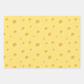 チーズのギフトラップコレクションリアルなホーリーチーズ ラッピングペーパーシート (正面2)