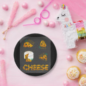 チーズのスライス紙プレート ペーパープレート (パーティー)