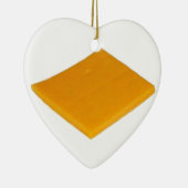 チーズのスライス セラミックオーナメント (右)