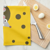 チーズのネズミ キッチンタオル (四つ折り)