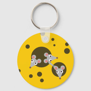 チーズのネズミ キーホルダー