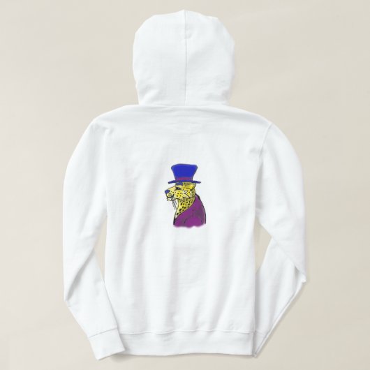 チーズの上 パーカ (デザイン裏面)