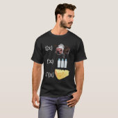 チーズの公式 数学のユーモア Tシャツ (正面フル)