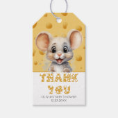 チーズの小さなネズミありがとう ギフトタグ (正面)