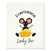 チーズの小さなネズミ フォトプリント            (正面)