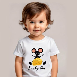 チーズの小さなネズミ ベビーTシャツ