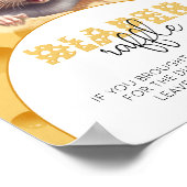 チーズの小さなマウス赤ちゃんシャワーおむつラッフル ポスター (角)