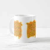 チーズの方が全て良い。モットーおもしろいト コーヒーマグカップ (正面左)