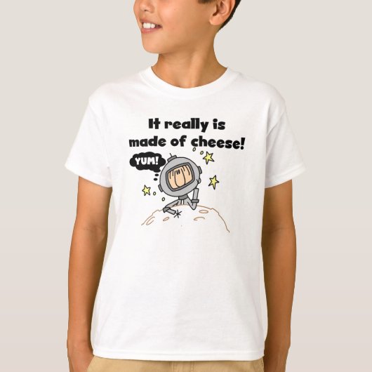 チーズの月Tシャツ Tシャツ (正面)