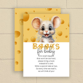 チーズの本に小さなベビーチケット エンクロージャーカード