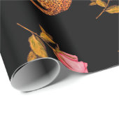 チーズの水色のシームレスなパターン ラッピングペーパー (ロールコーナー)