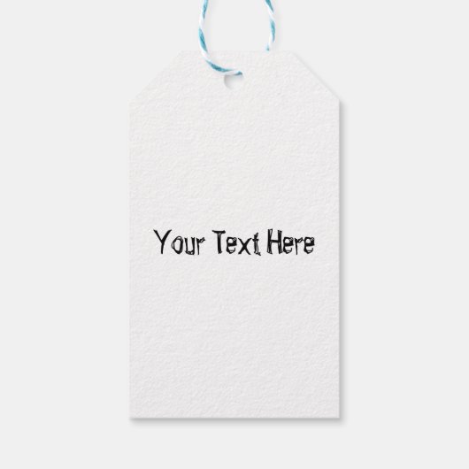 チーズの漫画キャラクターと猫とおもしろい ギフトタグ (裏面)