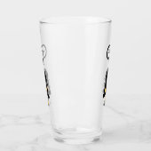 チーズの漫画キャラクターと猫とおもしろい タンブラーグラス (左)