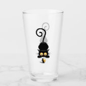 チーズの漫画キャラクターと猫とおもしろい タンブラーグラス (正面)
