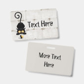 チーズの漫画キャラクターと猫とおもしろい バッジ (正面＆裏面)