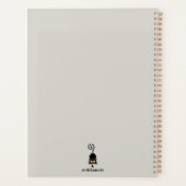 チーズの漫画キャラクターと猫とおもしろい プランナー手帳 (裏面)