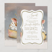 チーズの王座で夢見るロイヤルコウ 招待状 (正面/裏面)