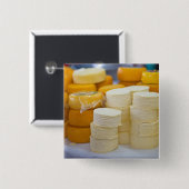 チーズの盛り合わせ 缶バッジ (正面&裏面)