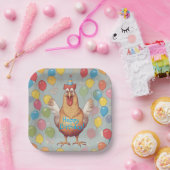 チーズの誕生日パーティー ペーパープレート (パーティー)