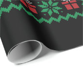 チーズの醜いクリスマスギフトと幸せな休日 ラッピングペーパー (ロールコーナー)
