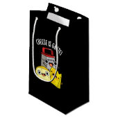 チーズはグラートおもしろいフードプンダークBG スモールペーパーバッグ (正面アングル)