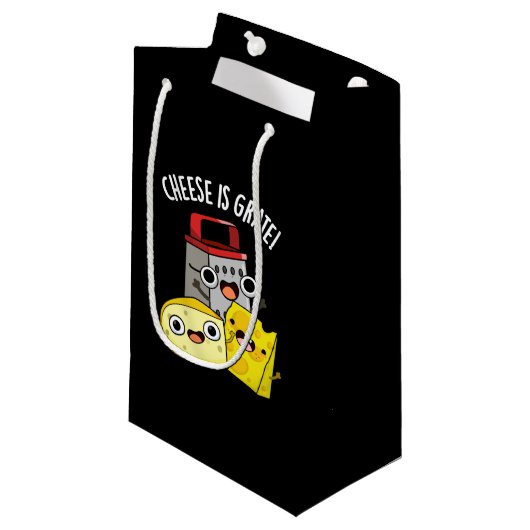チーズはグラートおもしろいフードプンダークBG スモールペーパーバッグ (正面アングル)