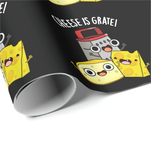 チーズはグラートおもしろいフードプンダークBG ラッピングペーパー (ロールコーナー)