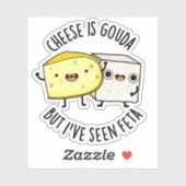 チーズはグーダだが、フードプリンおもしろいを見た シール (シート)