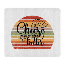 チーズは味が良くなる カッティングボード
