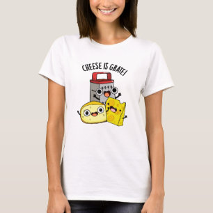 チーズは焼きおもしろい菓子だ Tシャツ