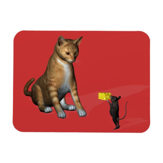 チーズは？ マグネット (横)