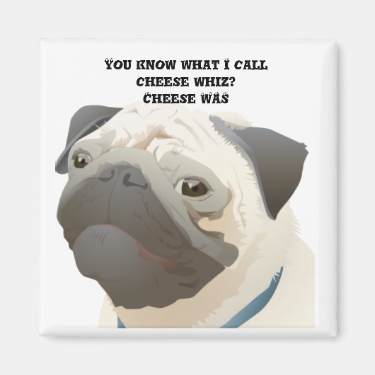 「チーズはWAS」 マグネット (正面)