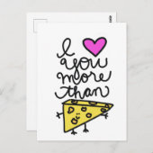 チーズよりも愛してる ポストカード (正面/裏面)
